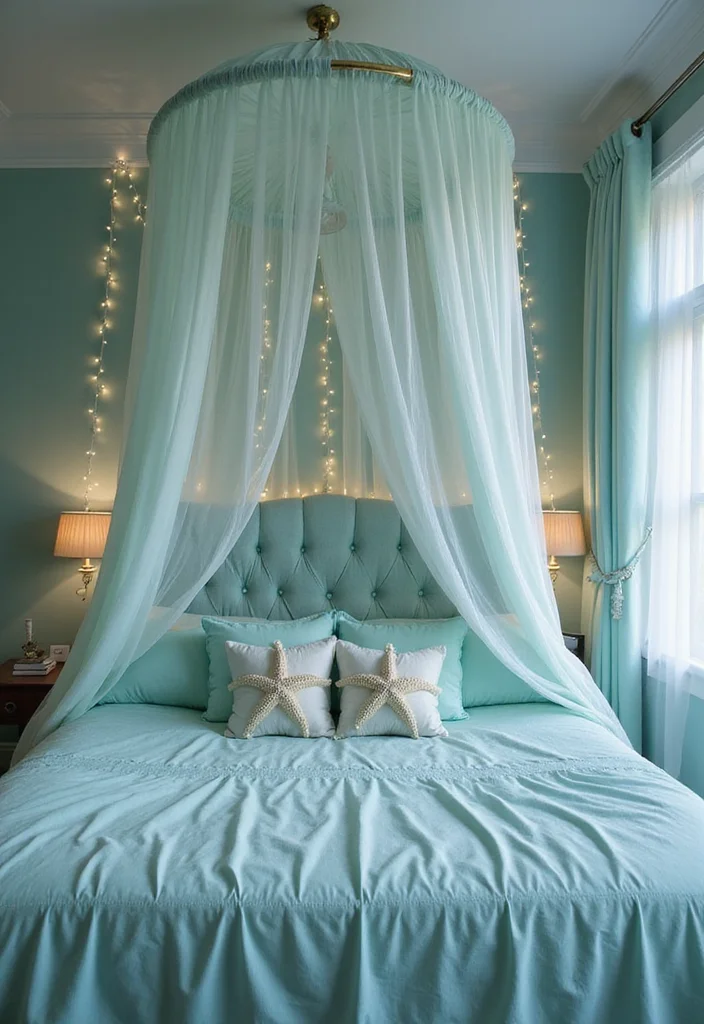 10 Mermaid Bedroom Ideas for Fun Ocean Inspired Magic 78 10 Mermaid Bedroom Ideas for Fun Ocean Inspired Magic - 8. Dreamy Canopy Beds