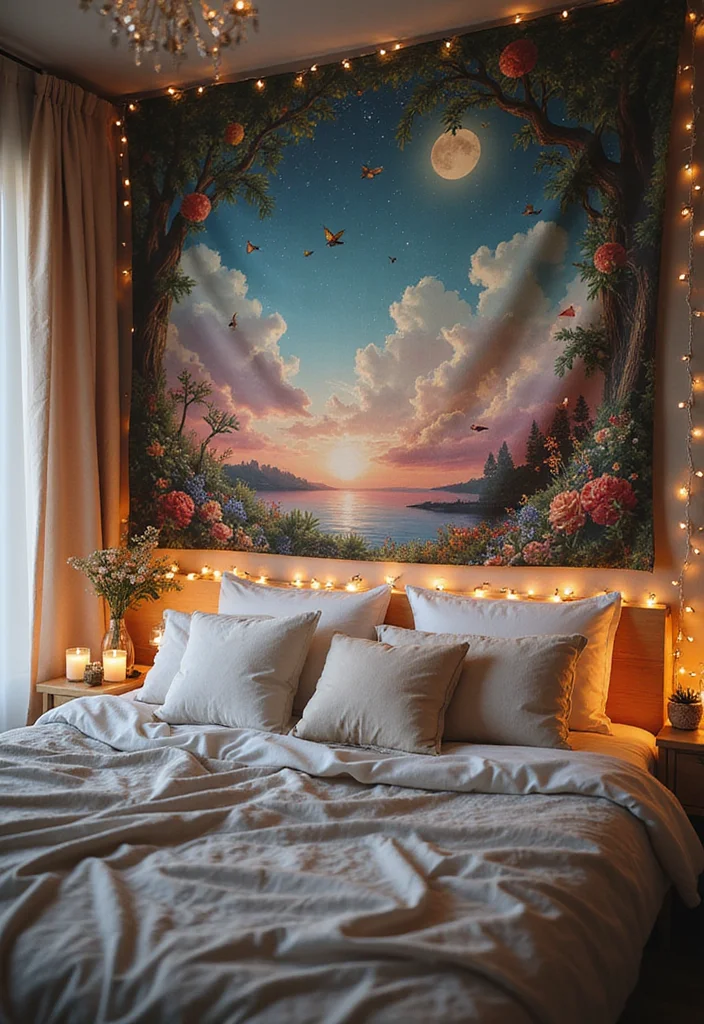 10 Tapestry Bedroom Ideas for Texture and Artistic Style - 5. Whimsical Fairy Tale