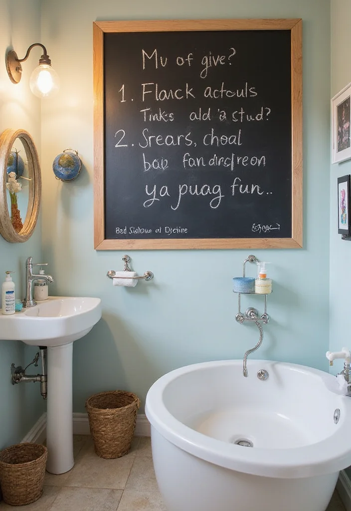 10 Whimsical Bathroom Ideas for Playful Creative Decor - 9. Interactive Decor Elements