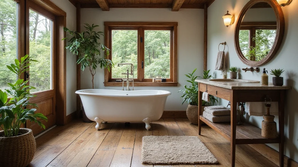 10 Wood Floor Bathroom Ideas for Warm Organic Texture