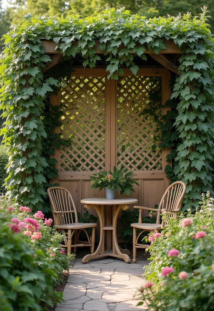 12 Backyard Lattice Ideas for Stylish Light Filtering Design - 1. Classic Wooden Lattice Panels