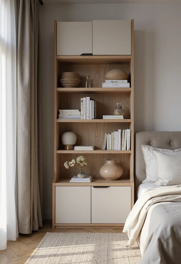 12 Bedroom Cabinet Ideas for Functional Built-In Solutions - 4. Multi-Functional Furniture: Dual Purpose Design