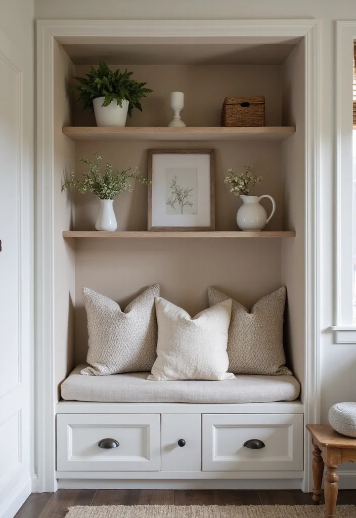 12 Bedroom Cabinet Ideas for Functional Built-In Solutions - 7. Nook Cabinets: Create Cozy Corners