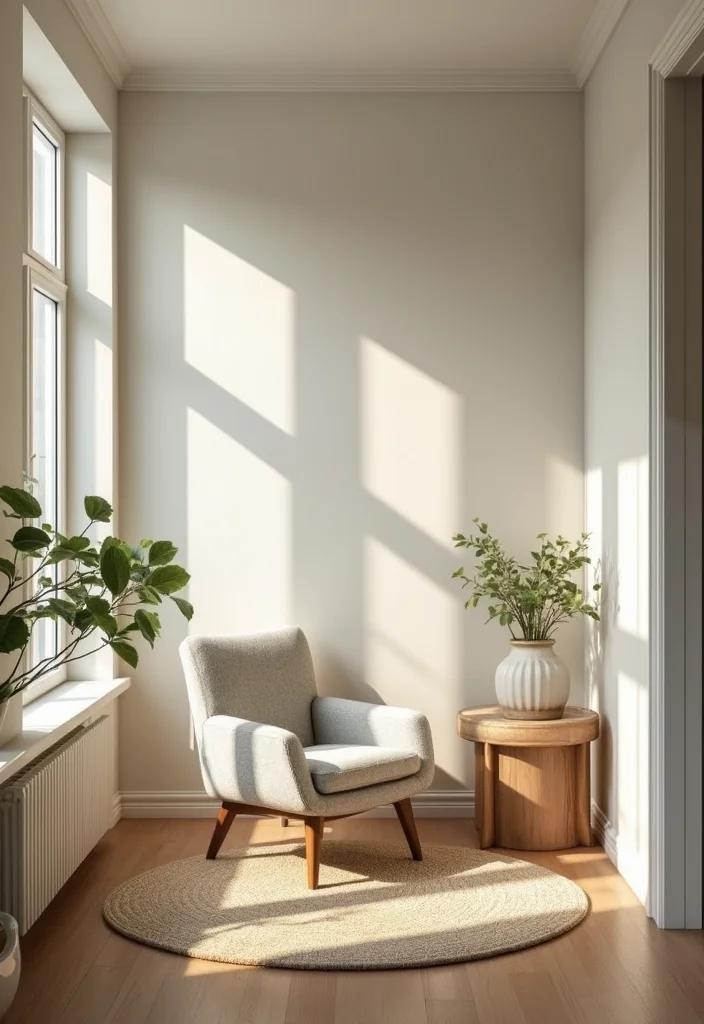12 Calming Living Room Ideas for Peaceful Simple Comfort - 12. Create a Cozy Nook