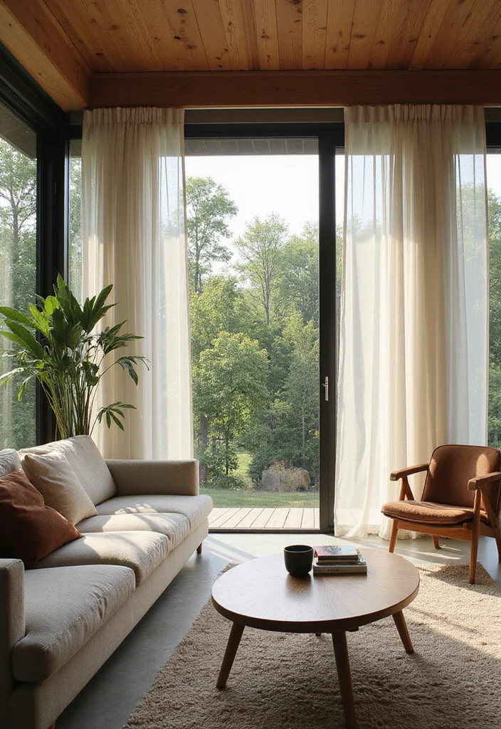 12 Calming Living Room Ideas for Peaceful Simple Comfort - 9. Encourage Indoor Flow