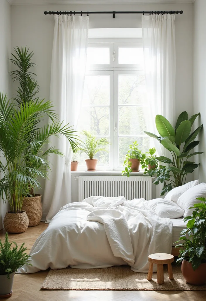 12 Classic Bedroom Ideas for Timeless Comfortable Style - 11. Indoor Plants