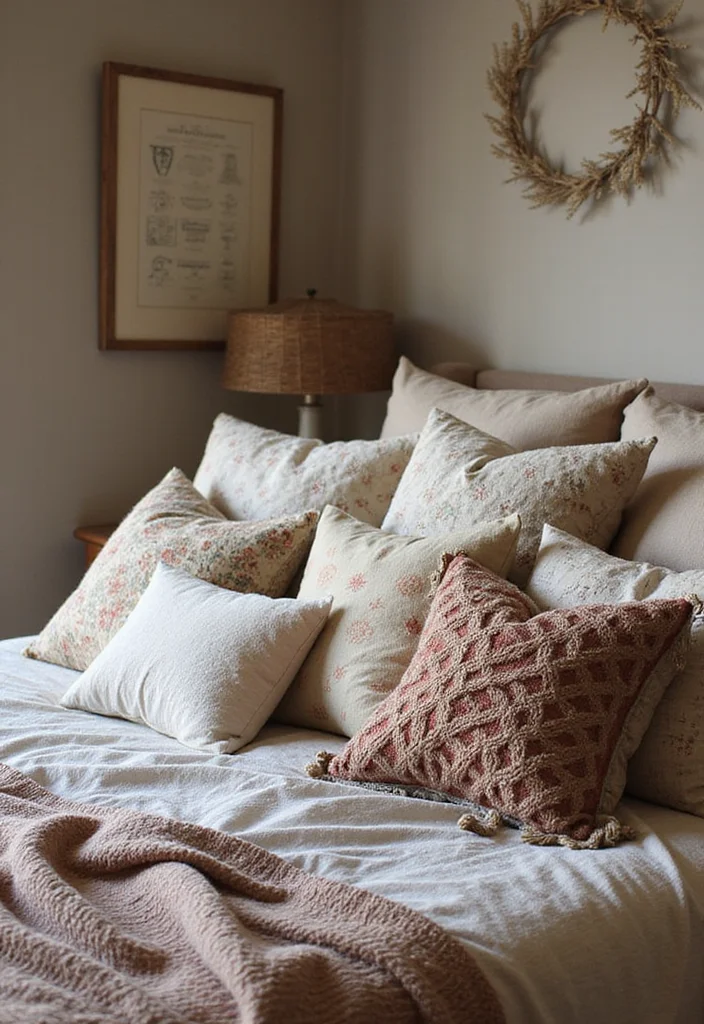 12 Cozy Boho Bedroom Ideas for Relaxed Layered Warmth - 12. Cozy Bedding Choices
