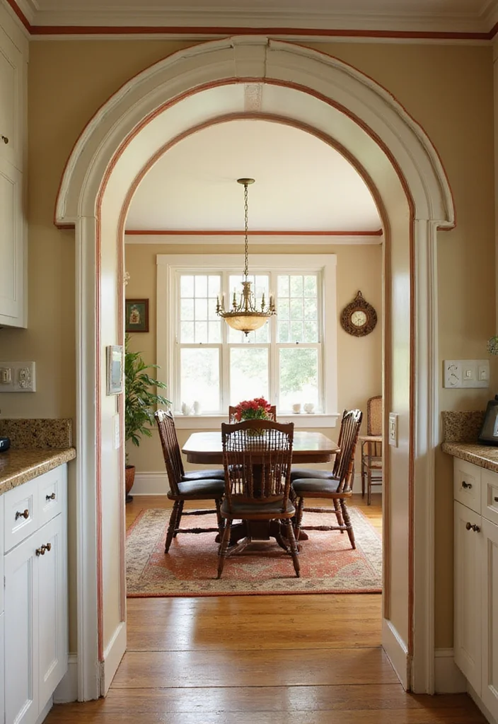 12 Kitchen Pass Through Ideas for Better Flow and Light - 4. Archway Pass Through
