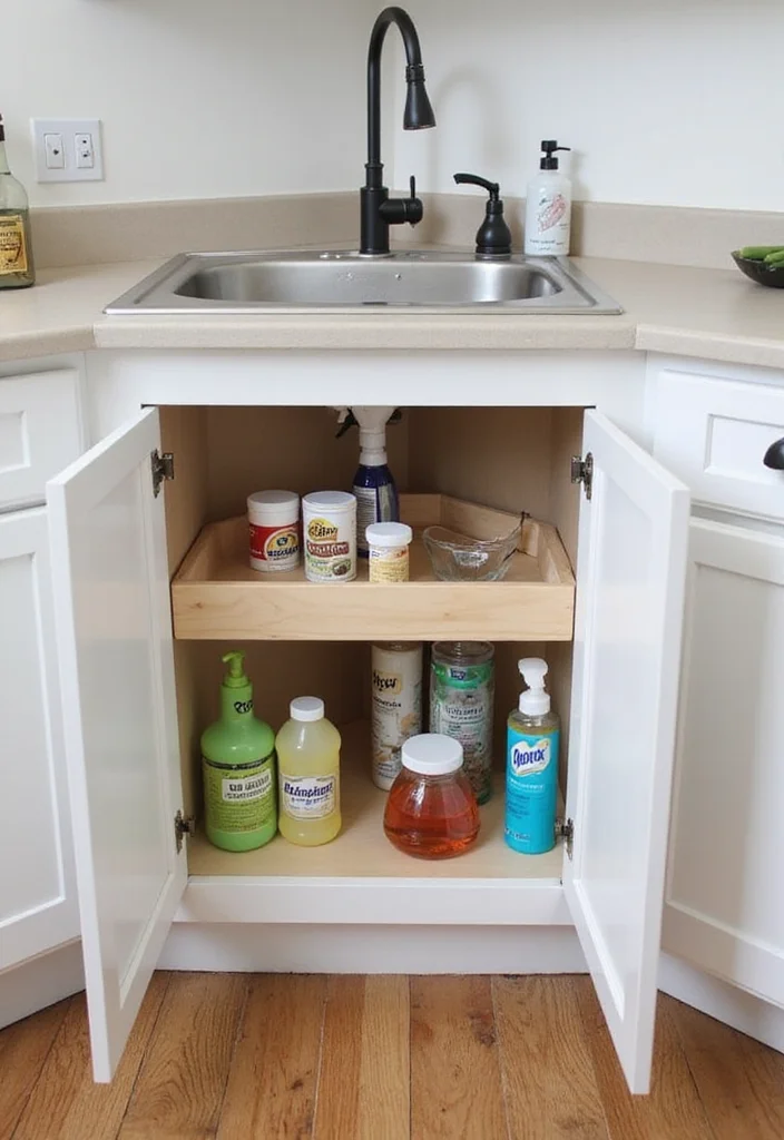 12 Kitchen Sink Cabinet Ideas for Extra Function and Order - 3. Corner Sink Cabinets for Optimized Space