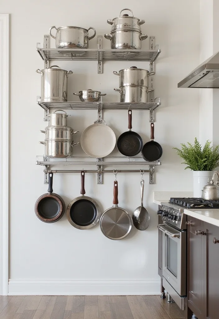 12 Kitchen Sink Cabinet Ideas for Extra Function and Order - 9. Vertical Storage Solutions for Pots and Pans