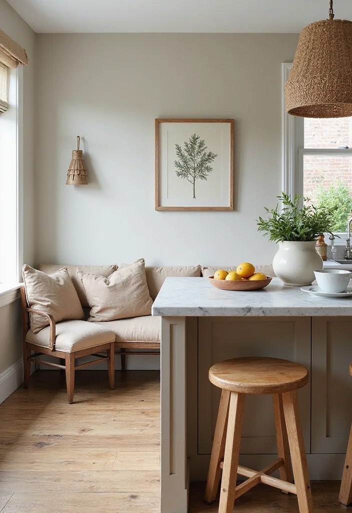 12 Kitchen Sitting Area Ideas for Cozy Casual Moments - 12. Create a Theme with Color