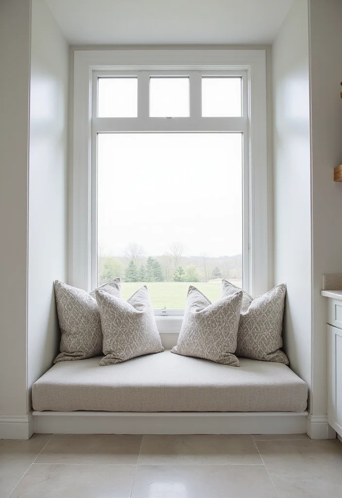 12 Kitchen Window Seat Ideas for Bright Comfortable Corners - 2. Sleek Modern Built-in Seat