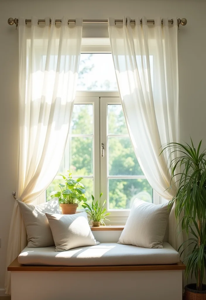 12 Kitchen Window Seat Ideas for Bright Comfortable Corners - 5. Natural Light Oasis