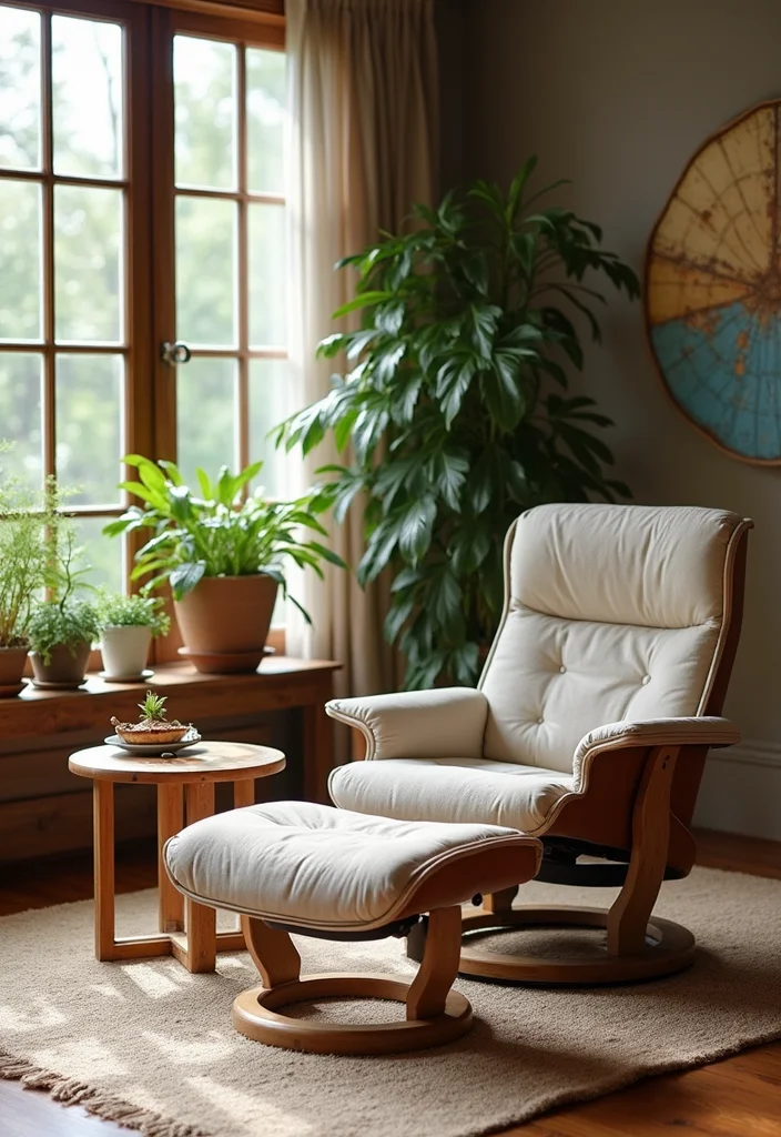 12 Living Room With Recliners Ideas for Comfort and Style - 5. Recliners with Natural Wood Accents