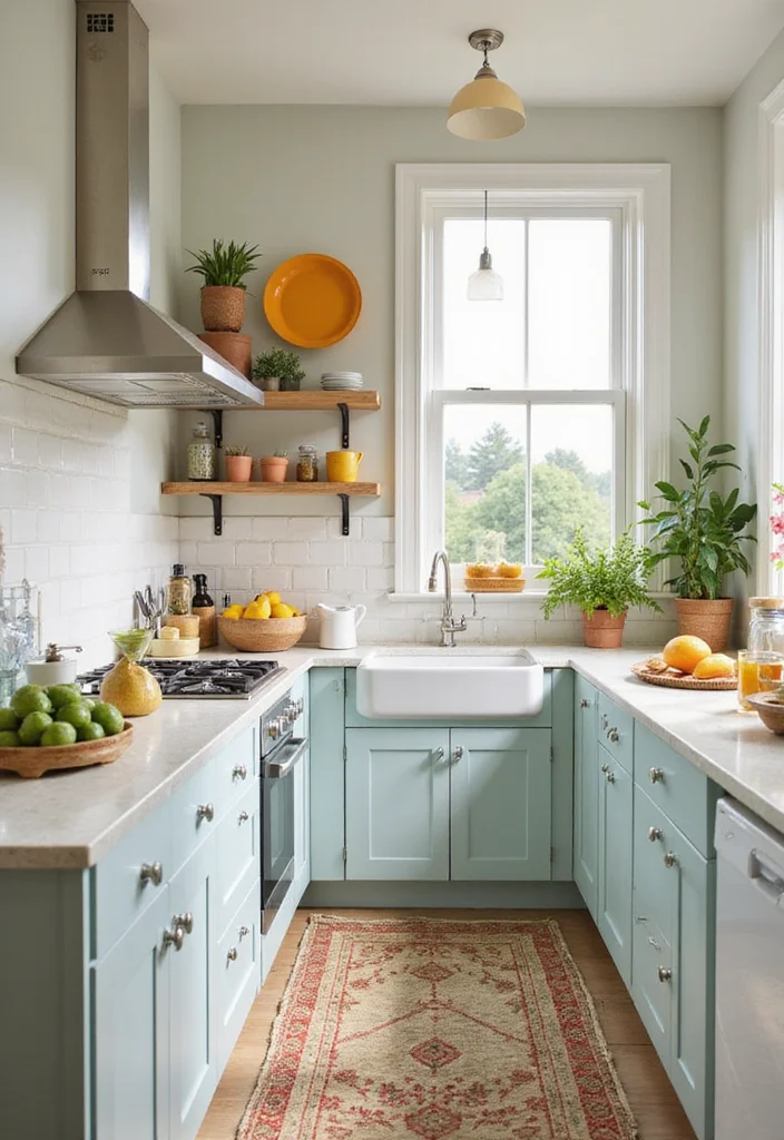 12 Low Ceiling Kitchen Ideas for Taller Airy Visual Space - 1. Light and Bright Color Palettes