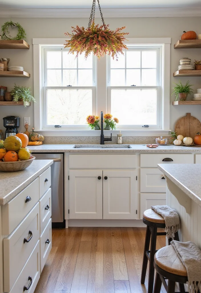 12 Magnolia Kitchen Ideas for Soft Warm Modern Charm - 12. Seasonal Decor Switches