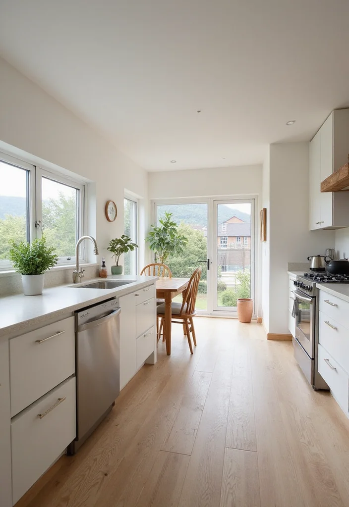 12 Magnolia Kitchen Ideas for Soft Warm Modern Charm - 9. Open Layout Concepts