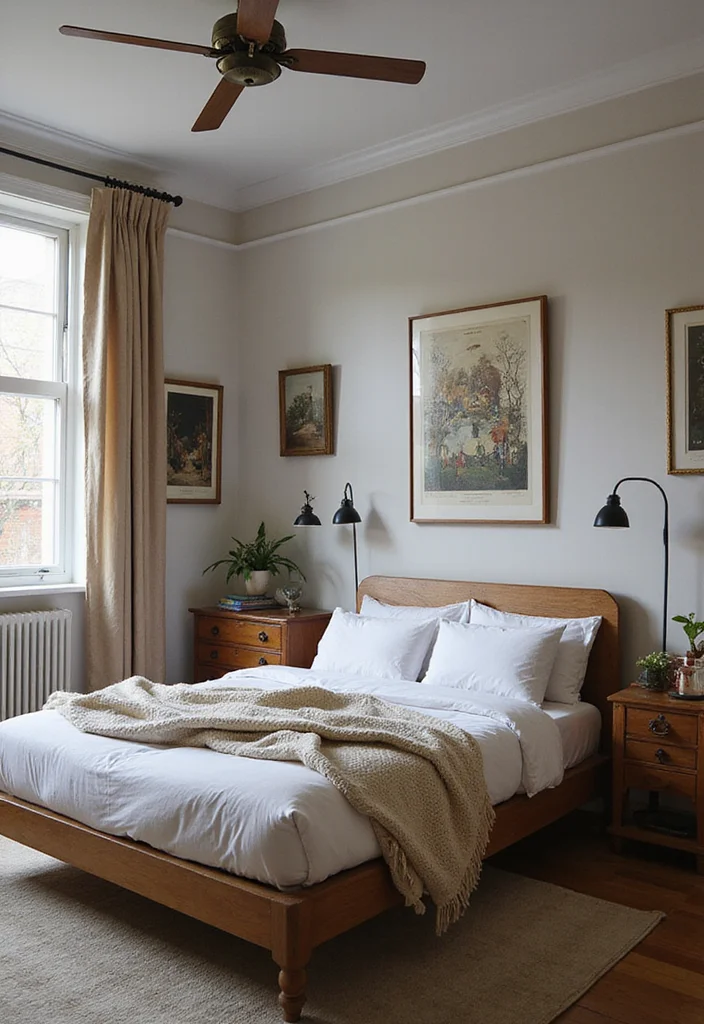 12 Modern Vintage Bedroom Ideas for Trendy Retro Mix 111 12 Modern Vintage Bedroom Ideas for Trendy Retro Mix - 11. Mixing Styles and Eras