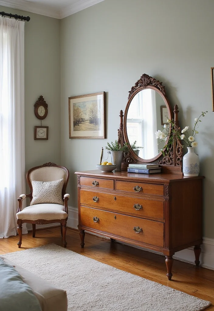 12 Modern Vintage Bedroom Ideas for Trendy Retro Mix 12 12 Modern Vintage Bedroom Ideas for Trendy Retro Mix - 2. Vintage Furniture with a Modern Twist