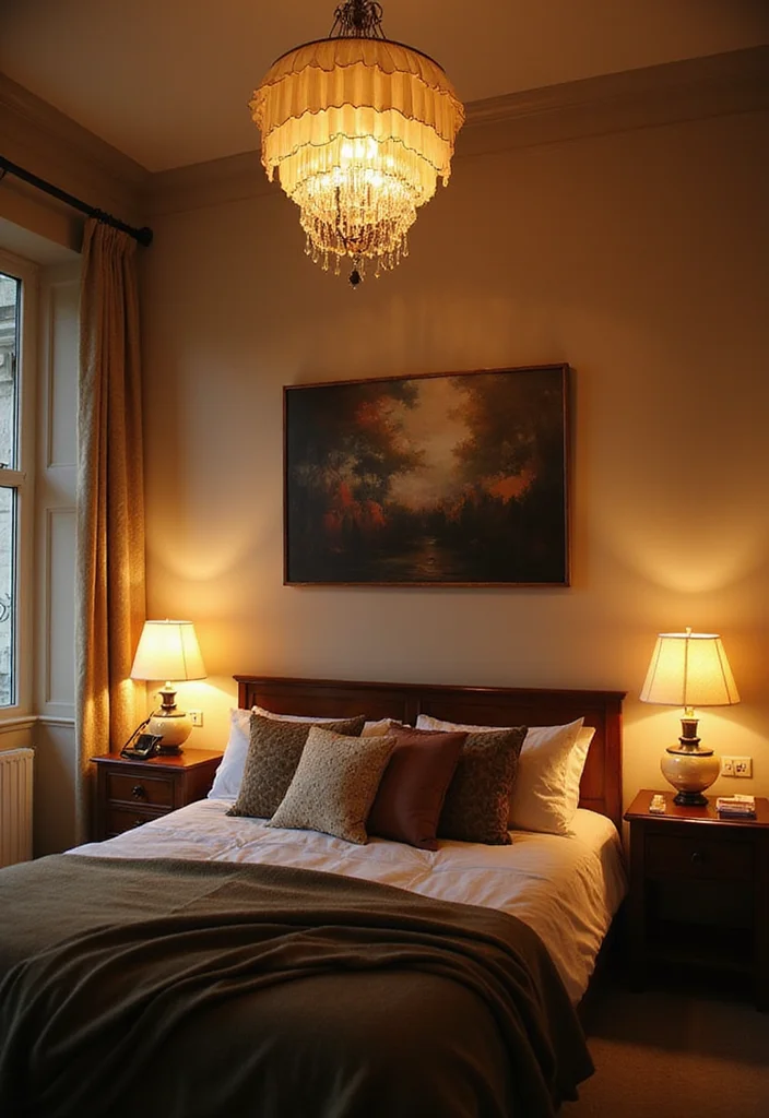 12 Modern Vintage Bedroom Ideas for Trendy Retro Mix 56 12 Modern Vintage Bedroom Ideas for Trendy Retro Mix - 6. Unique Lighting Fixtures