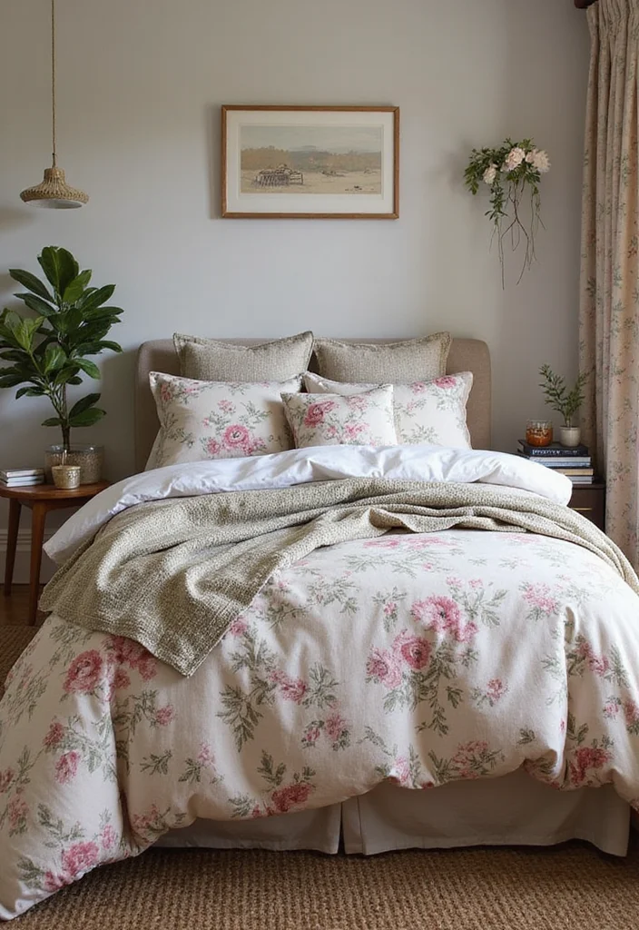 12 Modern Vintage Bedroom Ideas for Trendy Retro Mix 89 12 Modern Vintage Bedroom Ideas for Trendy Retro Mix - 9. Vintage-Inspired Bedding