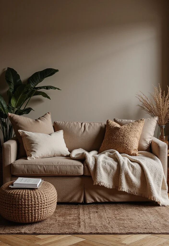 12 Moroccan Living Room Ideas for Pattern and Warm Color - 10. Rich Textured Fabrics