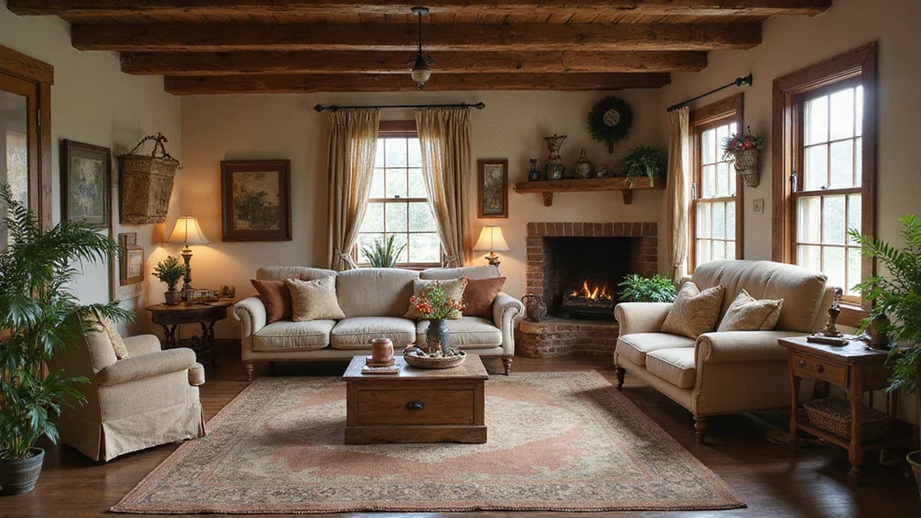 12 Primitive Living Room Ideas for Simple Rustic Character
