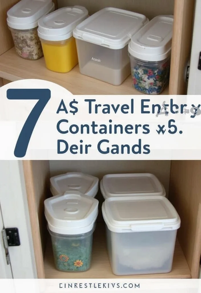 12 RV Bathroom Storage Ideas for Smart Compact Organization - 10. Use Travel-Sized Containers
