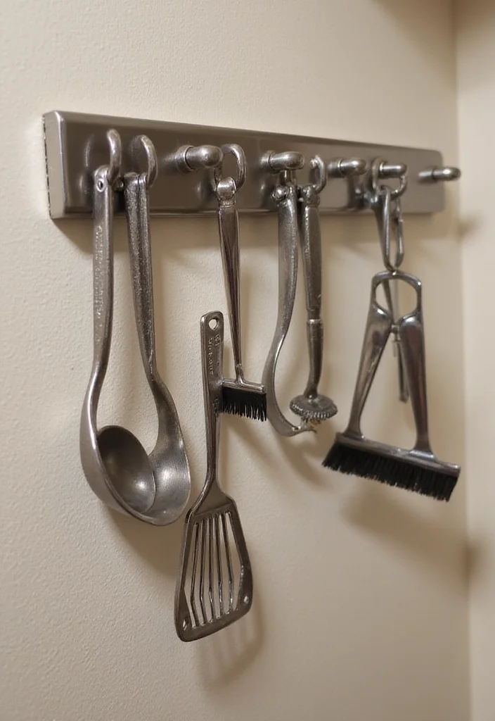 12 RV Bathroom Storage Ideas for Smart Compact Organization - 8. Utilize Magnetic Strips for Small Metal Items