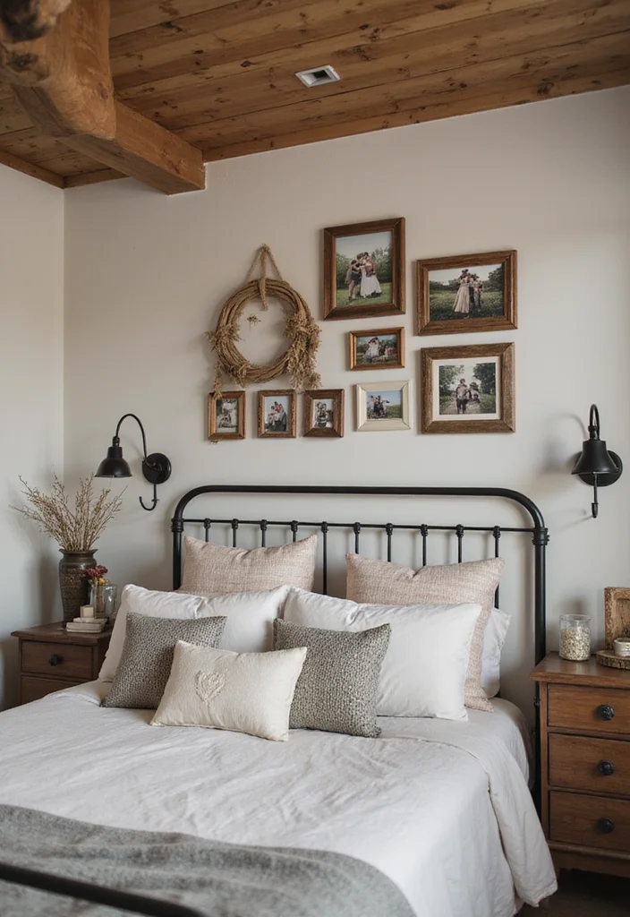 12 Rustic Western Bedroom Ideas for Warm Country Character - 9. Personalized Touches