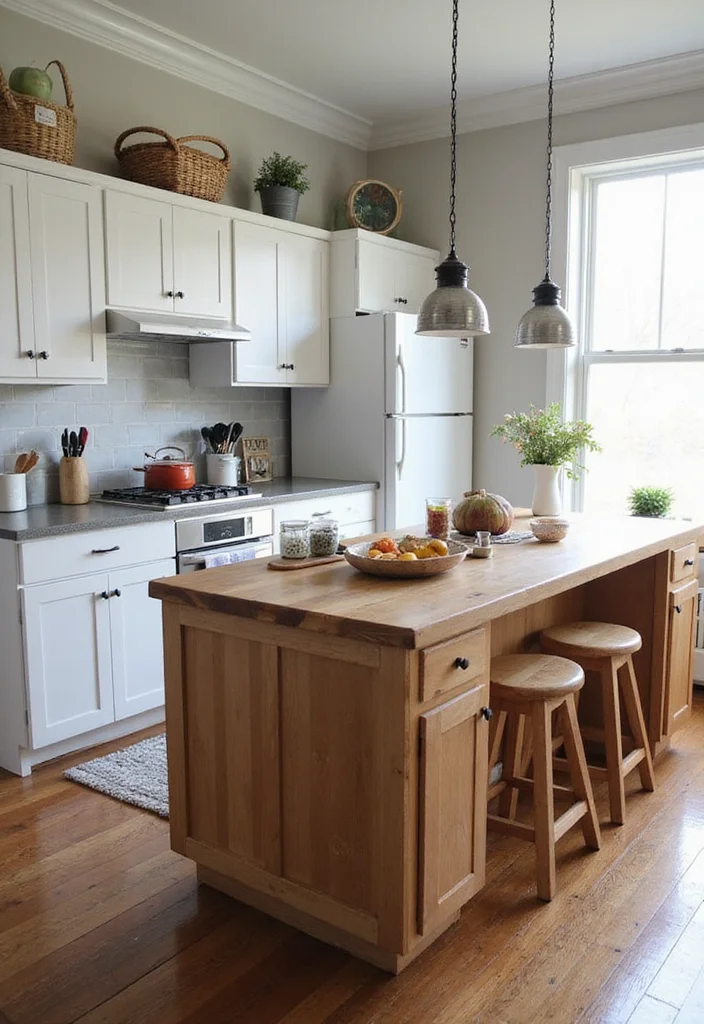 12 Single Wide Kitchen Ideas for Smart Practical Layouts - 2. Multi-Functional Islands