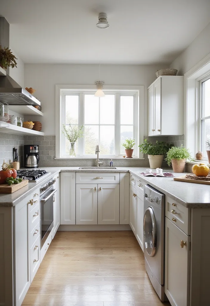 12 Single Wide Kitchen Ideas for Smart Practical Layouts - 8. Create Zones for Cooking and Dining
