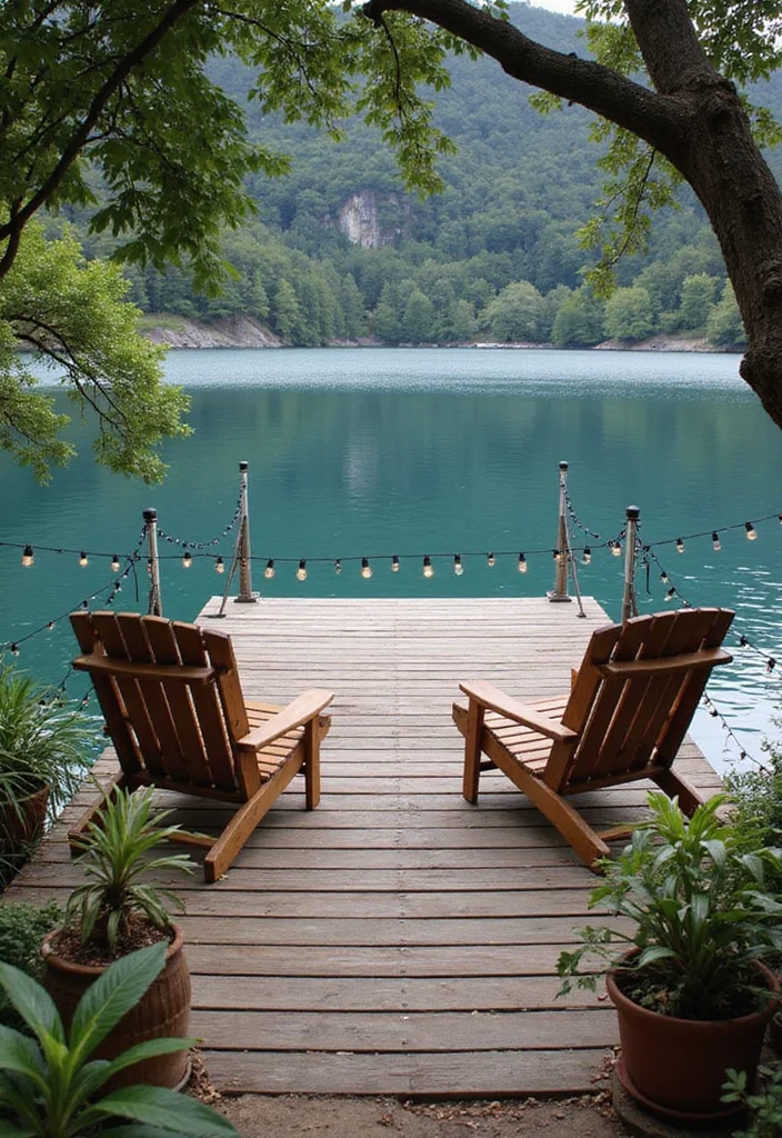 12 Waterfront Backyard Ideas for Relaxed Scenic Living - 2. Cozy Dock Vibes