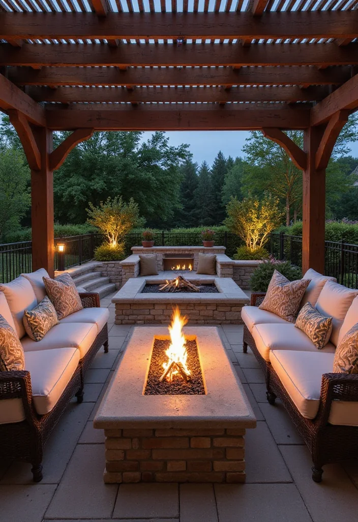 12 Waterfront Backyard Ideas for Relaxed Scenic Living - 4. Outdoor Living Room