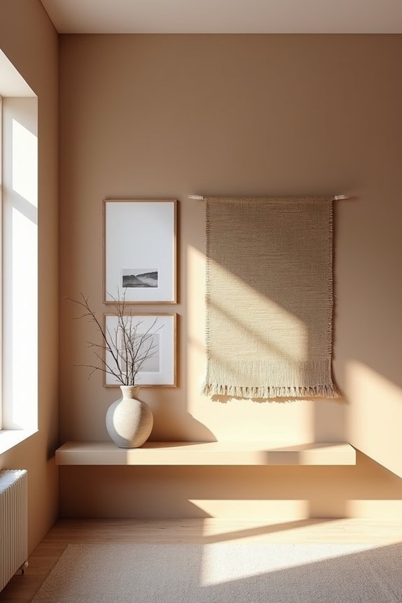 10 Ways to Decorate a Large Living Room Wall 7 accent wall unifies room palette