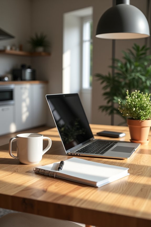 Kitchen Desks Aren't Going Anywhere in 2026: 10 Reasons Why They're Not Outdated 4 broken plan kitchen work zone