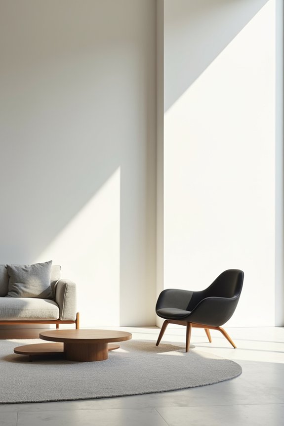 clean lines neutral palette harmony