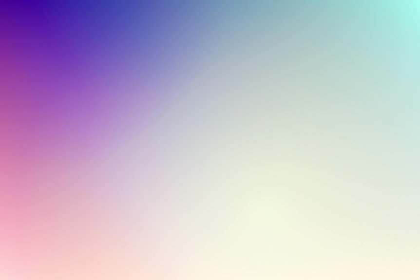 colorful space with minimalist elements