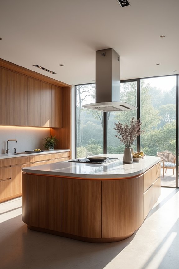 Kitchen Islands Going Strong: 10 Reasons Worth the Investment in 2026 4 curved islands enhance safety flow