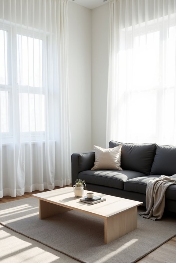 decluttered neutrals with measured accents