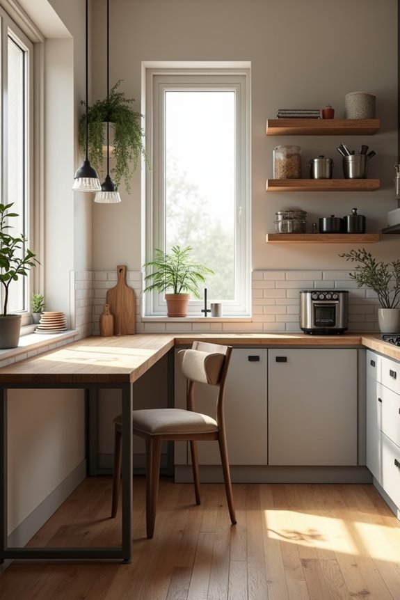 Kitchen Desks Aren't Going Anywhere in 2026: 10 Reasons Why They're Not Outdated 7 desk size proportional to kitchen space
