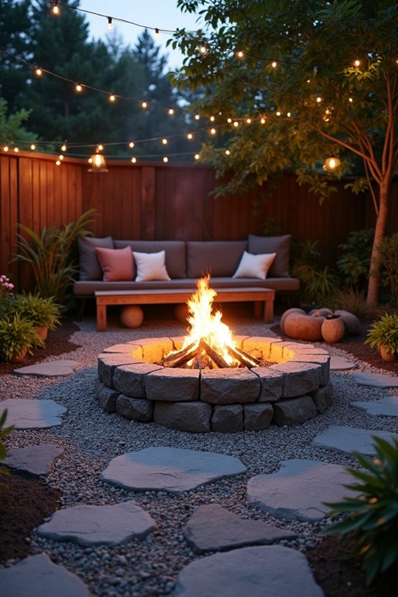 7 Ways to Decorate Your Backyard on Any Budget 3 diy fire pits and pathways