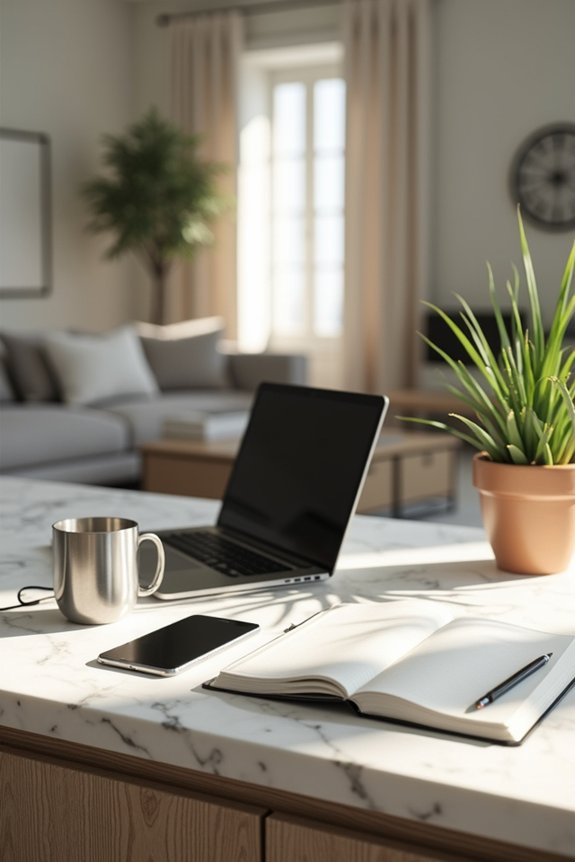 Kitchen Desks Aren't Going Anywhere in 2026: 10 Reasons Why They're Not Outdated 2 flexible kitchen workspace for hybrid routines