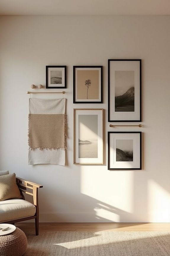 10 Ways to Decorate a Large Living Room Wall 3 gallery wall mix plan hang masterfully