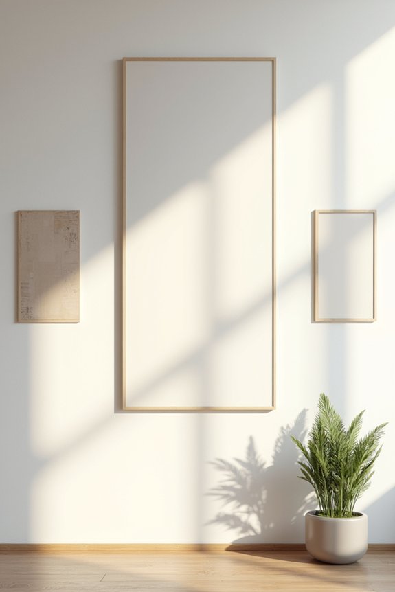 How Do Minimalists Actually Decorate? 8 hang art at eye level spacing