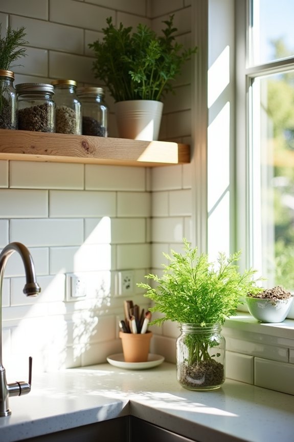 10 Ways to Decorate My Kitchen on Any Budget 9 hardware swap brightens kitchen
