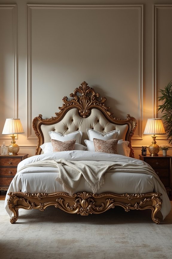 heavy ornate pieces overwhelm modern spaces