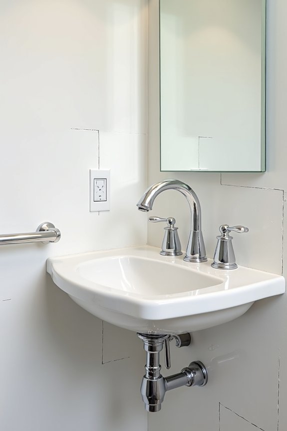 How Should Bathroom Accessories Be Placed for Optimal Use 8 inspect walls before drilling studs pipes wires