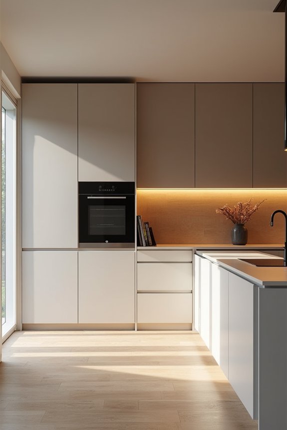 Kitchen Desks Aren't Going Anywhere in 2026: 10 Reasons Why They're Not Outdated 3 integrated cabinetry creates seamless harmony