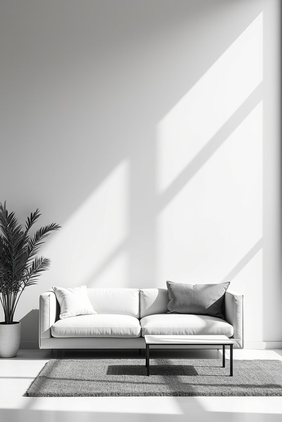 minimalism tailored to room purposes
